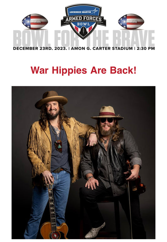 Inside Intel: War Hippies Return for Pre-Game Concert - Lockheed Martin Armed Froces Bowl