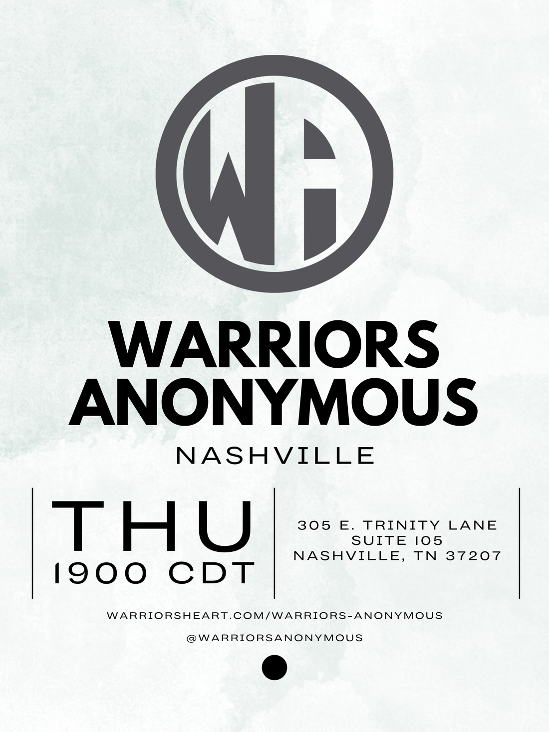 Warriors Anonymous Now Meeting Weekly in Nashville
